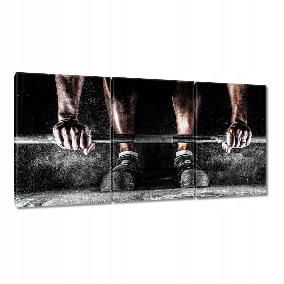 

Obrazy 120x60 Sztangista Sztanga