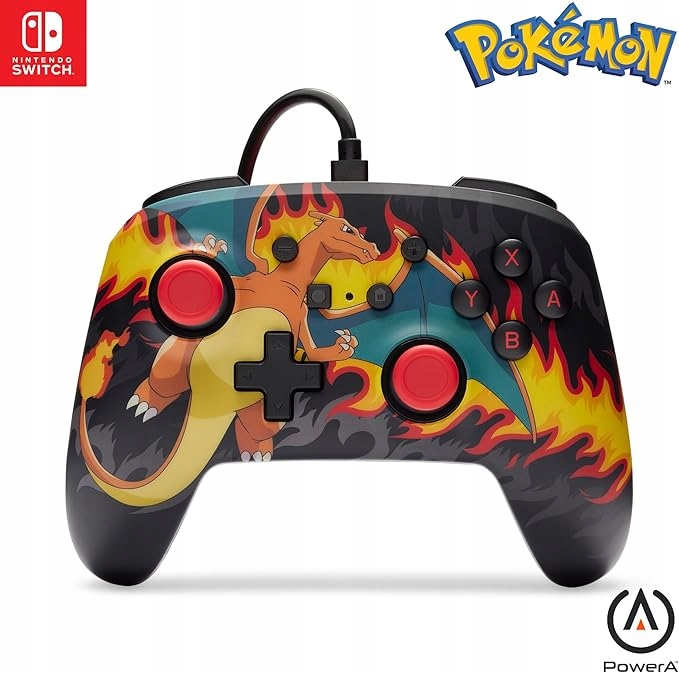Kontroler przewodowy Pad PowerA Nintendo Switch Pokemon Charizard