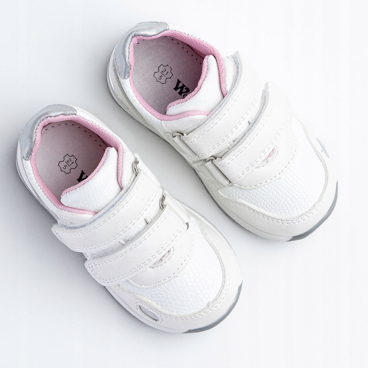 Trzewiki półbuty wkł.SKÓRA lekkie wygodne Wojtyłko Rodzaj zapięcia Rzepy