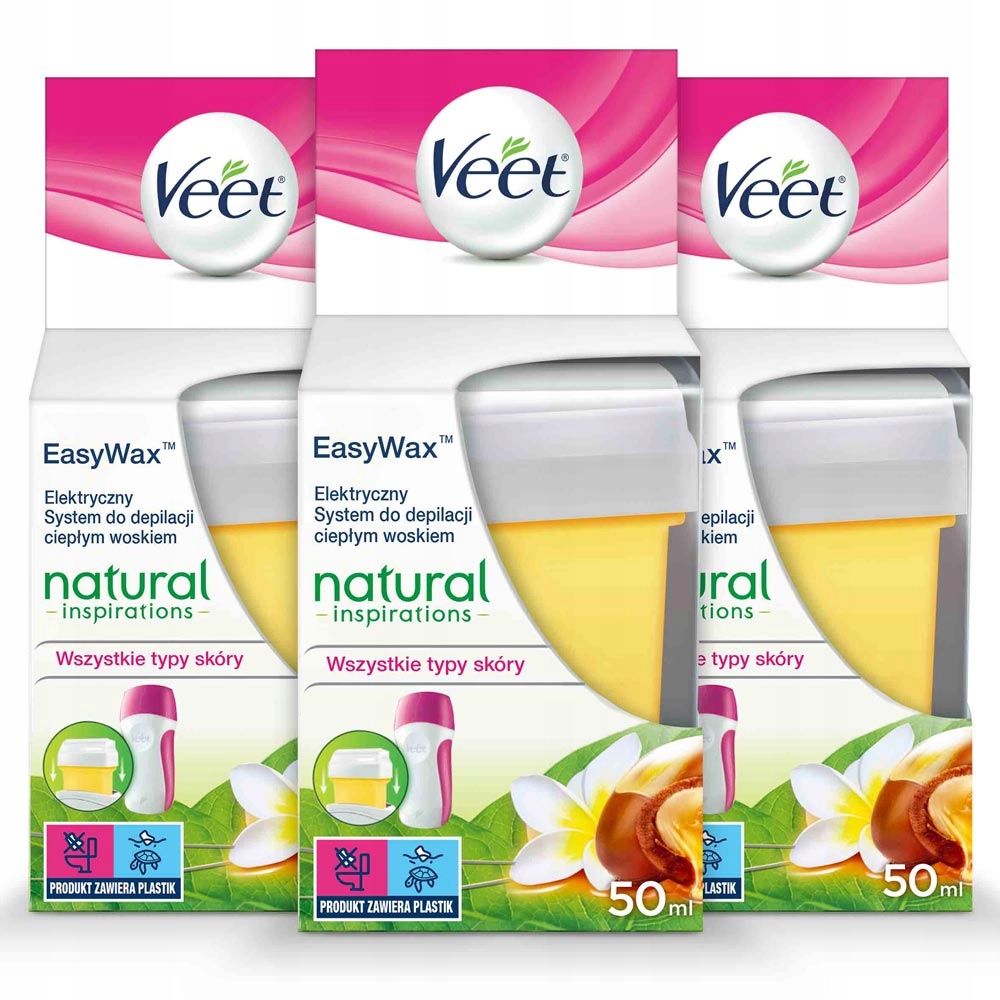 

Veet depilacja ciepły Wosk 3x wkład All Skin Types