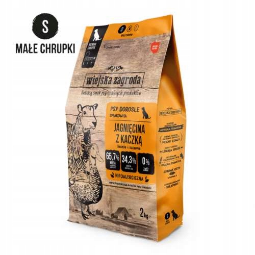 Levně Wiejska zagroda pro psa jehněčí s kachnou S 2 kg