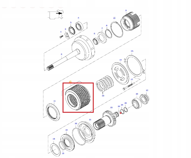 Zestaw tarcza sprzęgłowych WOM HD V35178000 Valtra Numer katalogowy części V35178000