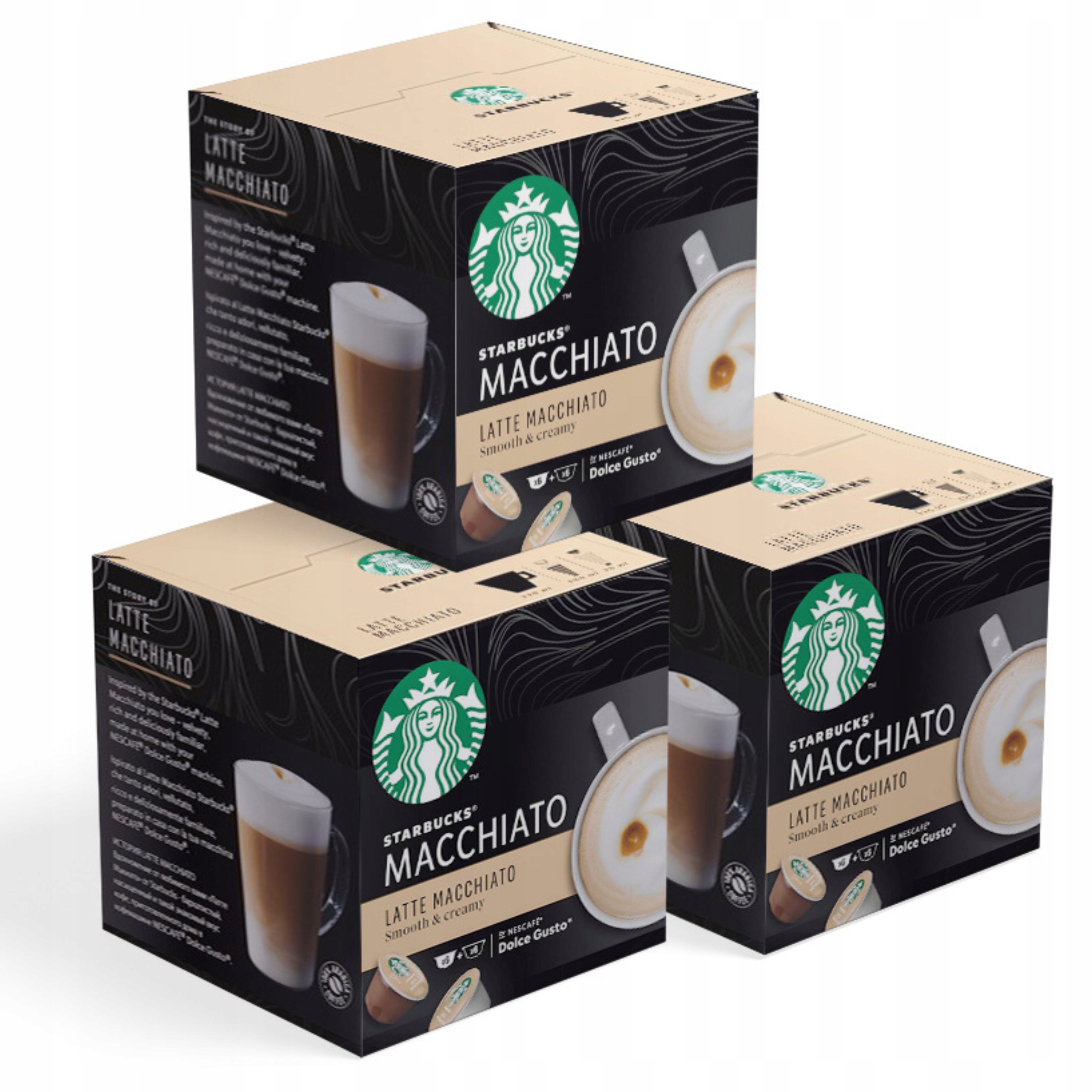 Levně Káva v kapslích Dolce Gusto Starbucks Latte Macchiato 3 x 6 6