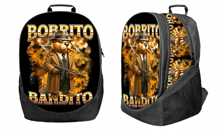 Batoh Bandito Bobrito Brainriots Velká Sportovní Městská Škola Pro Mládež