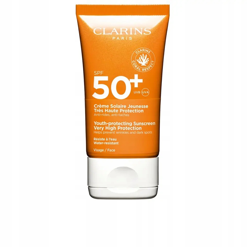 Clarins SPF50+ Crème Solaire Jeunesse Sluneční krém na obličej