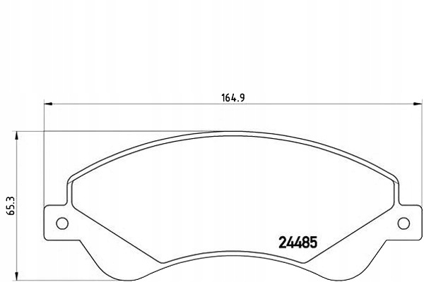 Brembo Brzdové Destičky Ford Transit 06- Brembo