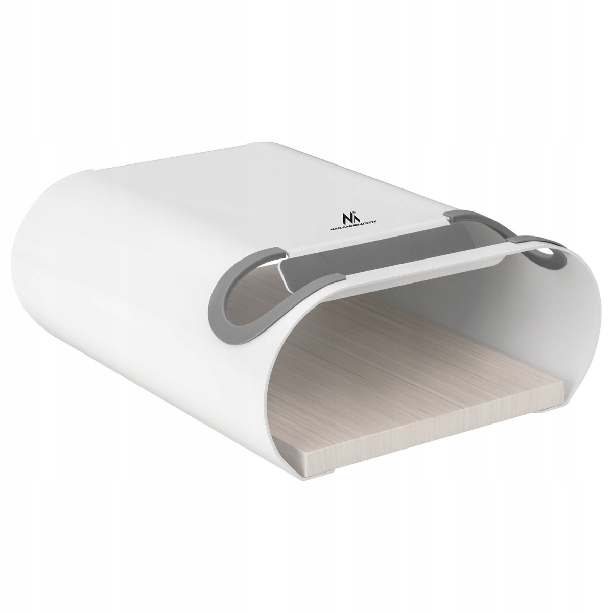 Stojak uchwyt rowerowy naścienny z półką max