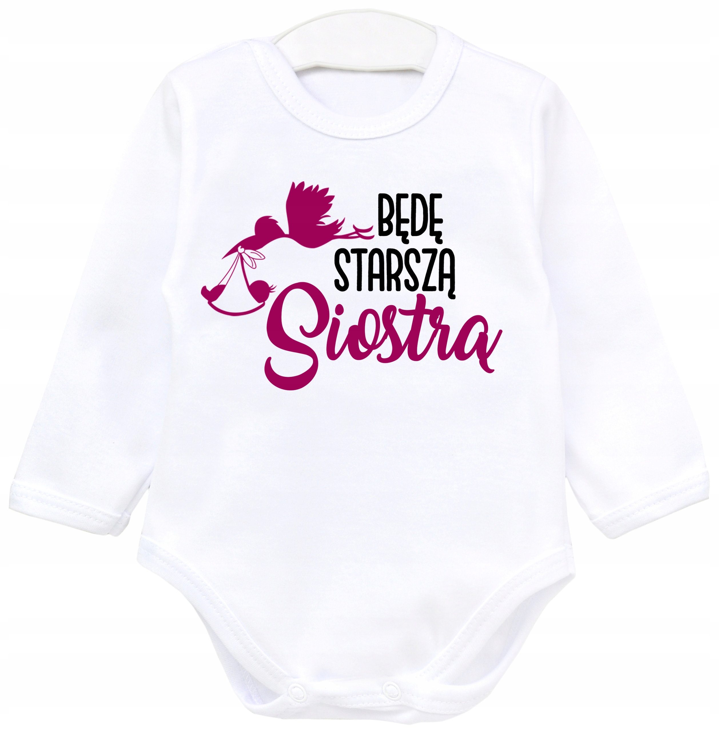 

Body dł rękaw Bocian Będę starszą siostrą r. 98