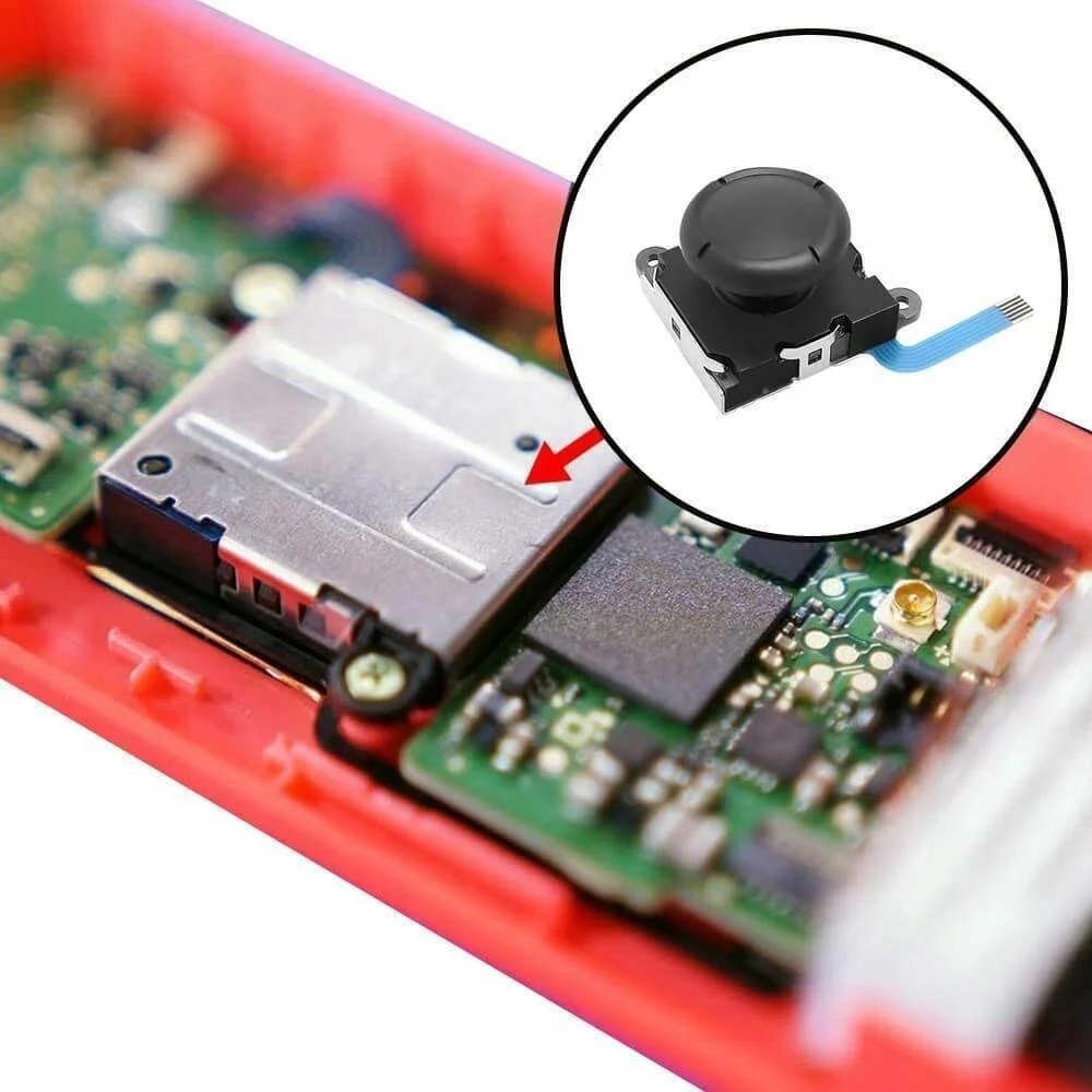 CZARNY ANALOG GAŁKA JOYSTICK V2 JOY-CON DO KONSOL NINTENDO SWITCH LITE Typ inny