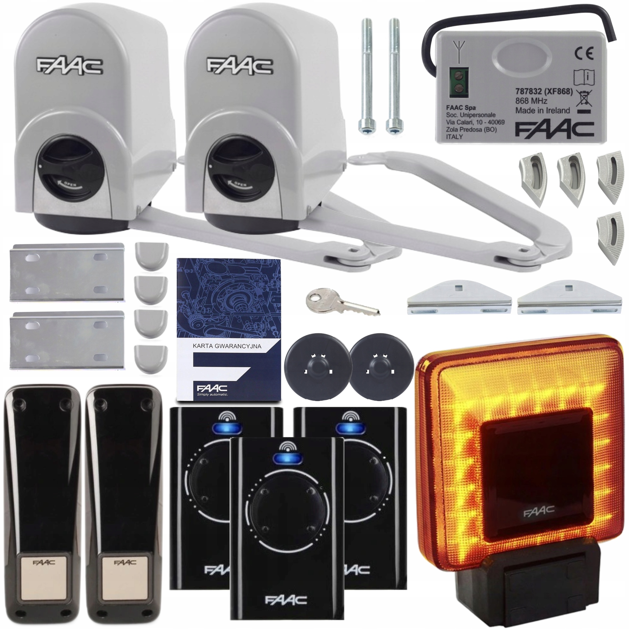 Sada pre brány Faac Energy 391 Pilot Xled Lampa