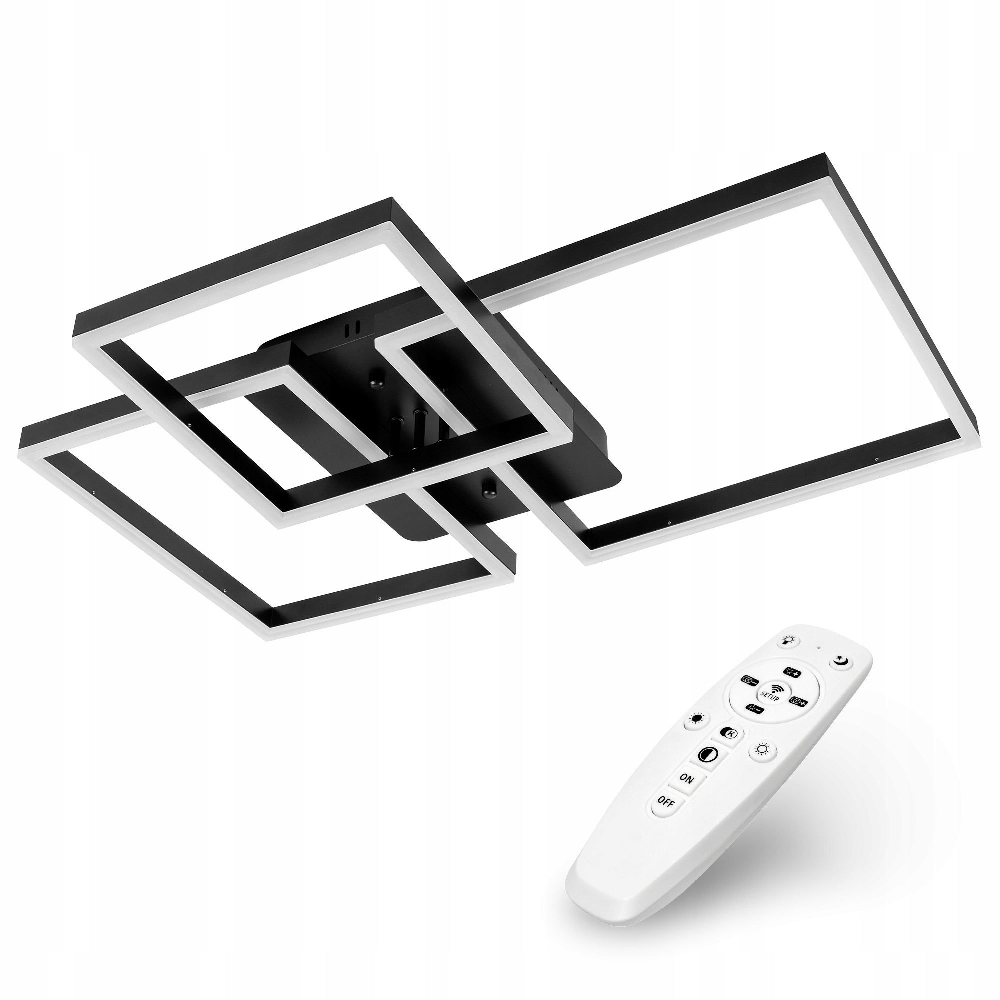 Stropní Led lampa Stropní Svítidlo Nástěnný Led lustr 120W Dálkový Ovladač 3 barvy světla