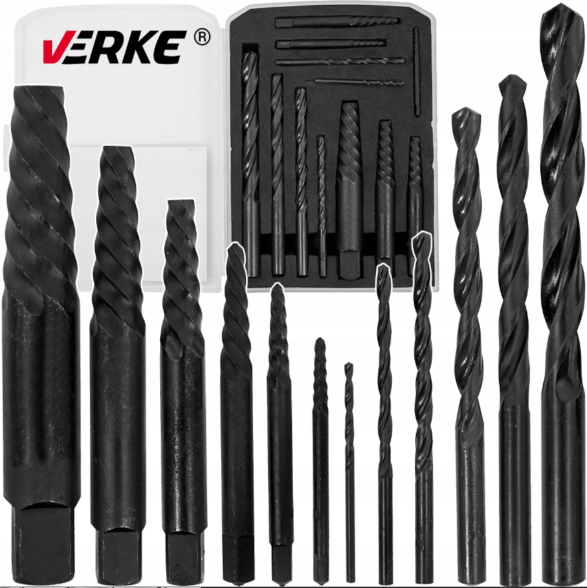 Wykrętaki Do Urwanych Zerwanych Ukręconych Złamanych Śrub Nakrętek Wiertła