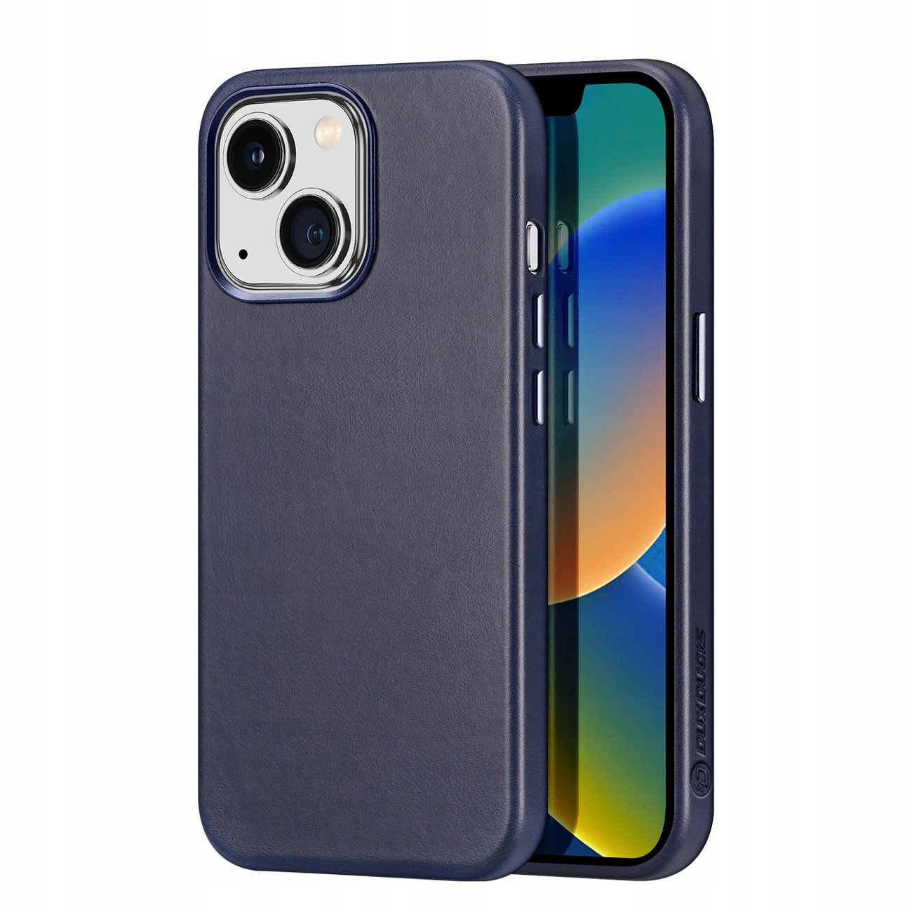 Dux Ducis Naples etui iPhone 14 Plus magnetyczny skórzany pokrowiec blue