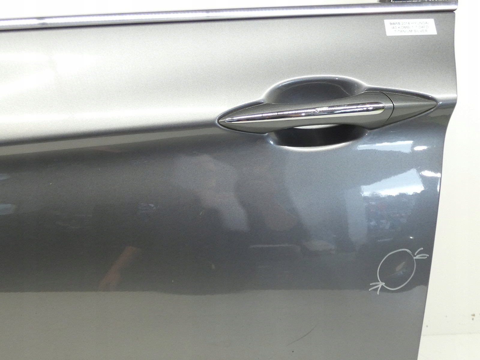 door left front left front HYUNDAI I40 KOMBI 11-15R TITANIUM SILVER