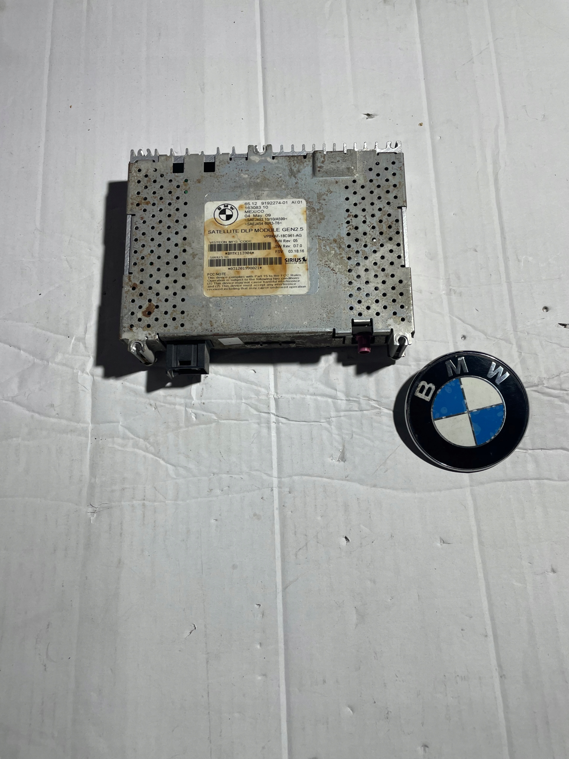 Модуль радіо тюнер 9192274 BMW F01 E60 E61 E70 E90