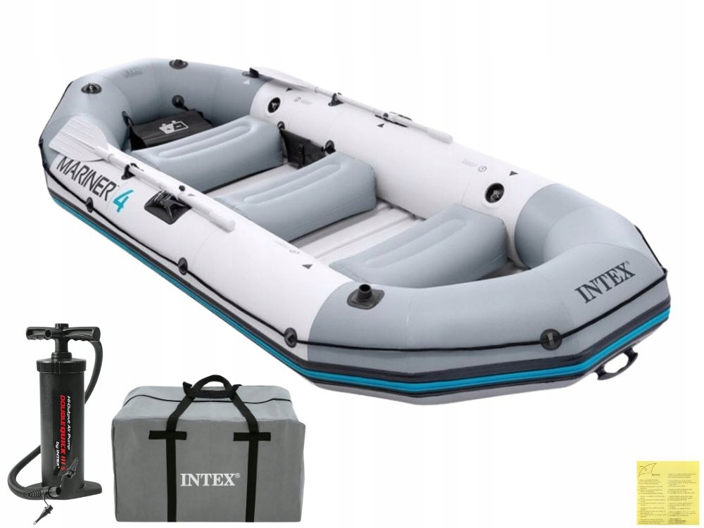 Ponton Intex Mariner 4 osoby osobowy z Pompką Wiosłami 68376 MODEL 2024