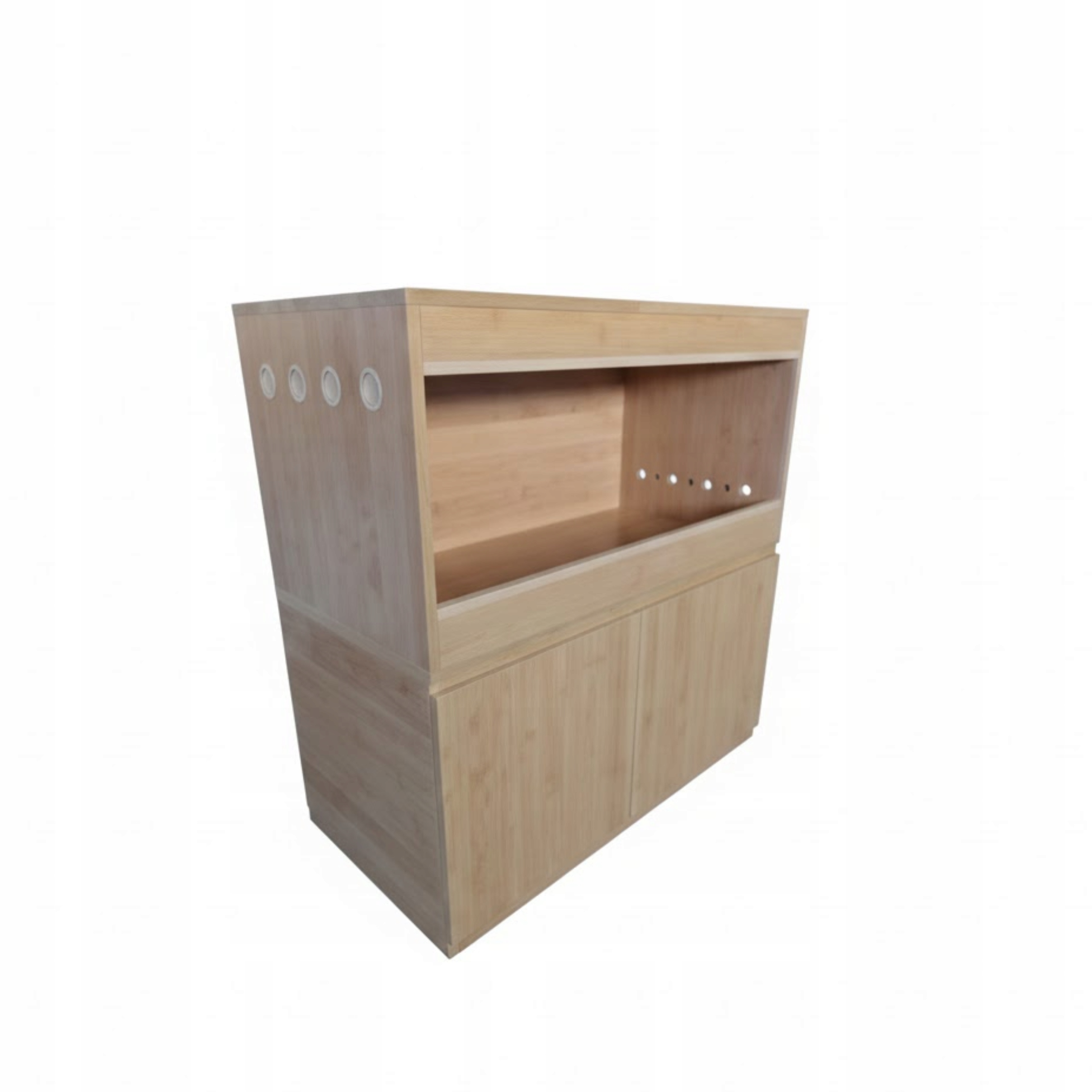 Terárium z nábytkové desky se skříňkou, sada 120x60x130 a 120x60x70 cm