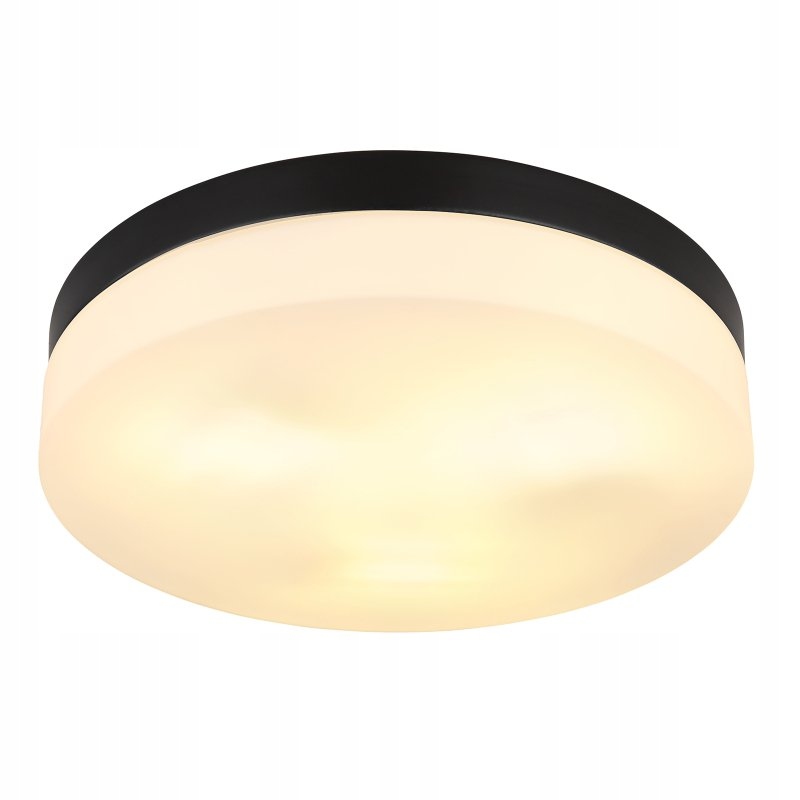 Stropná terasová lampa Vranos čierna matná 3xE27 60W IP44