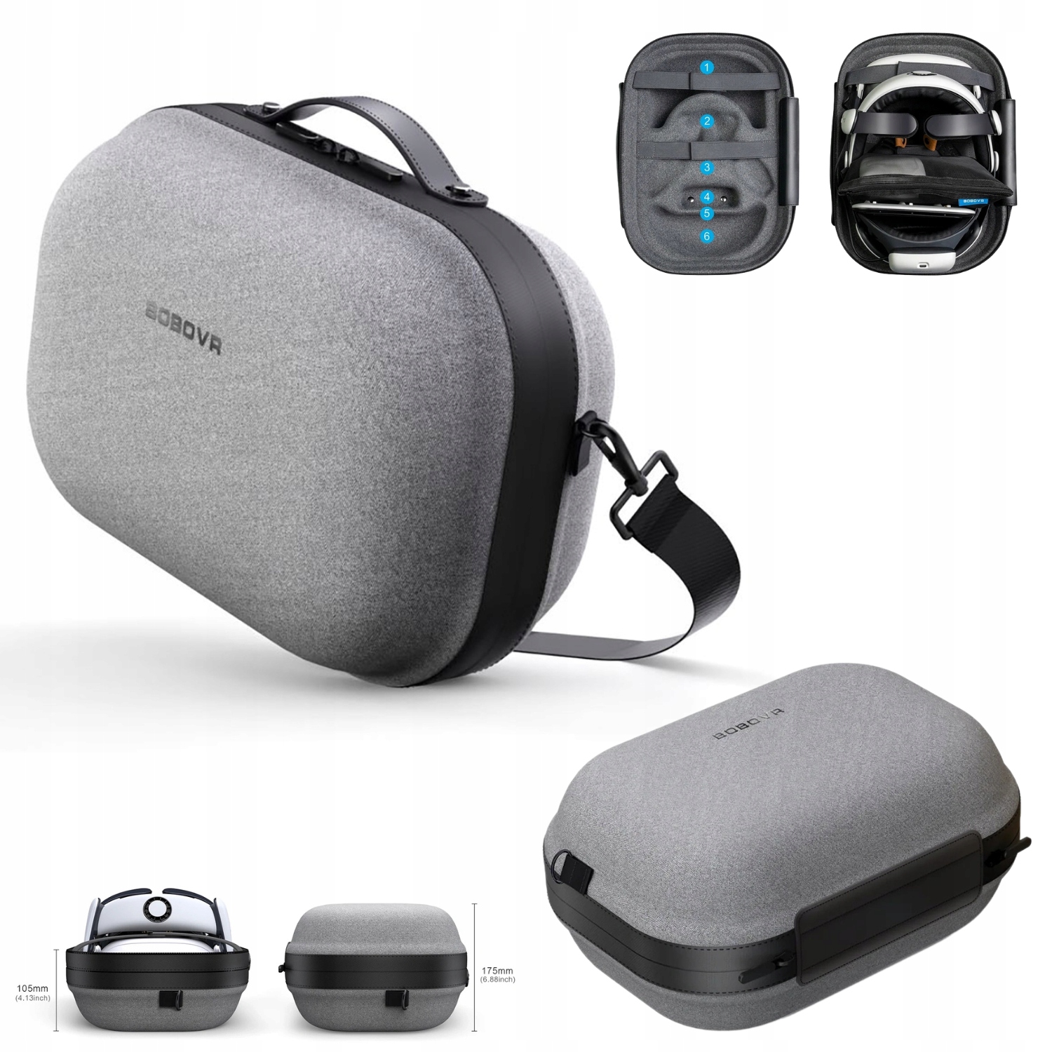 Puzdro Na BoboVR C3 pre Meta Quest 3 a 3S Case Cestovné Puzdro