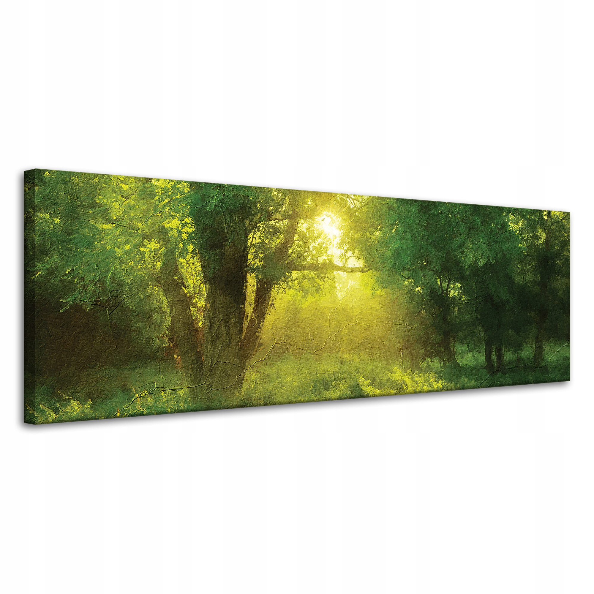 Obraz na plátně Pastelový styl Strom Slunce 120x40 cm Ideální jako dárek