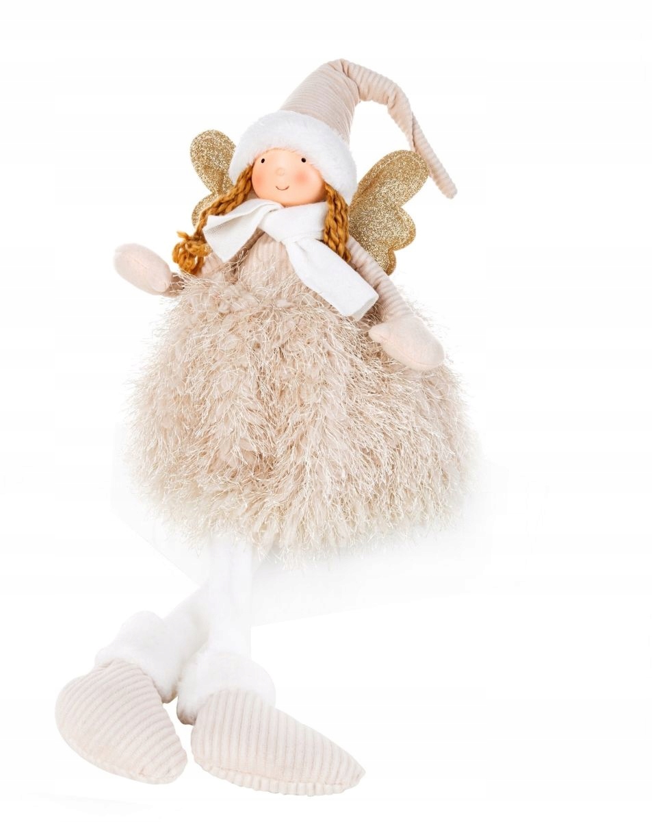 ANIOŁ FIGURKA NA ŚWIĘTA 70 CM OZDOBA ŚWIĄTECZNA
