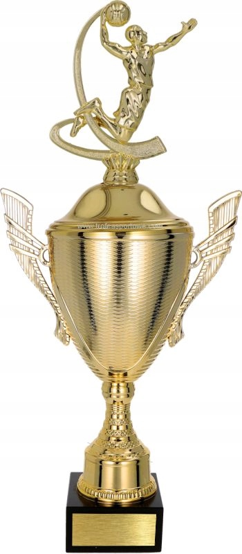 Krásný pohár s figurkou Basketbal 2. 45 cm Gravírování Bonus