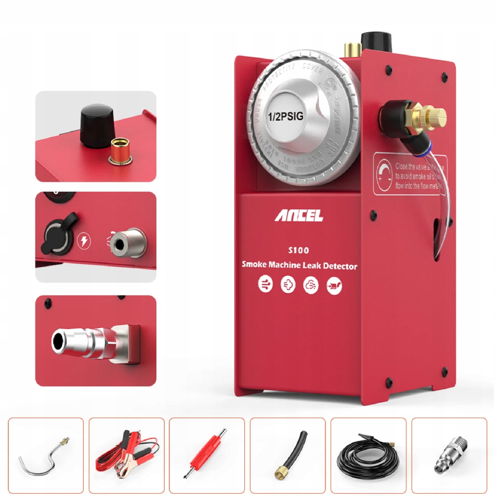 GENERATOR DYMU Ancel TESTER SZCZELNOŚCI ZADYMIARKA Marka ANCEL
