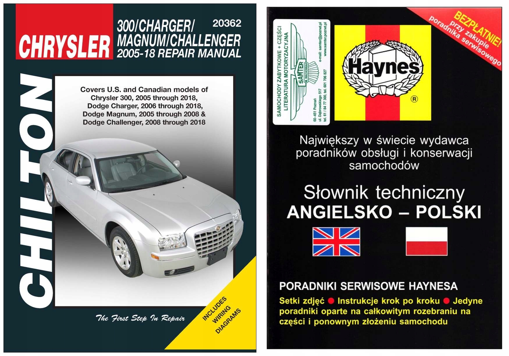 Chrysler 300 2005 2018 instrukcja napraw Chilton