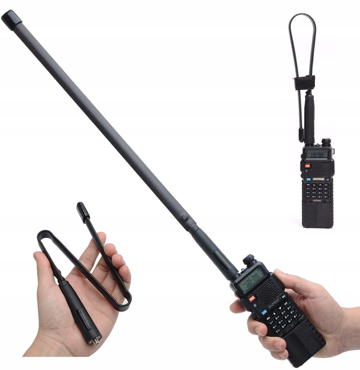 

Składana antena taktyczna Baofeng Cs Kenwood 48cm