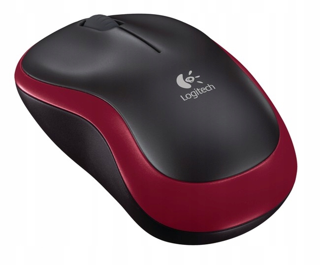

Mysz bezprzewodowa Logitech M185 Czerwona Usb