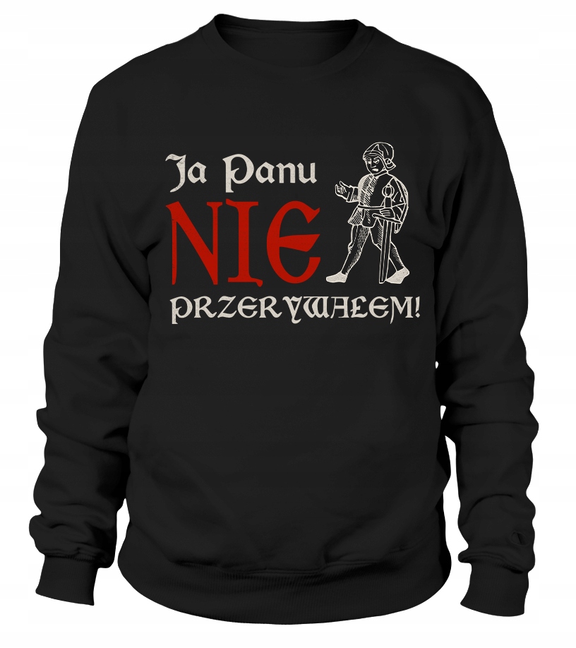 Mikina 1670 Já jsem vám nepřerušoval 3XL Černá