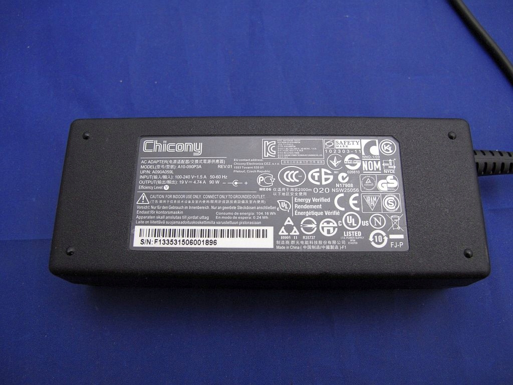 MARKOWY ZASILACZ ŁADOWARKA ASUS TOSHIBA MSI 19V 4.74A 90W +KABEL 5.5x2.5 mm Marka Delta