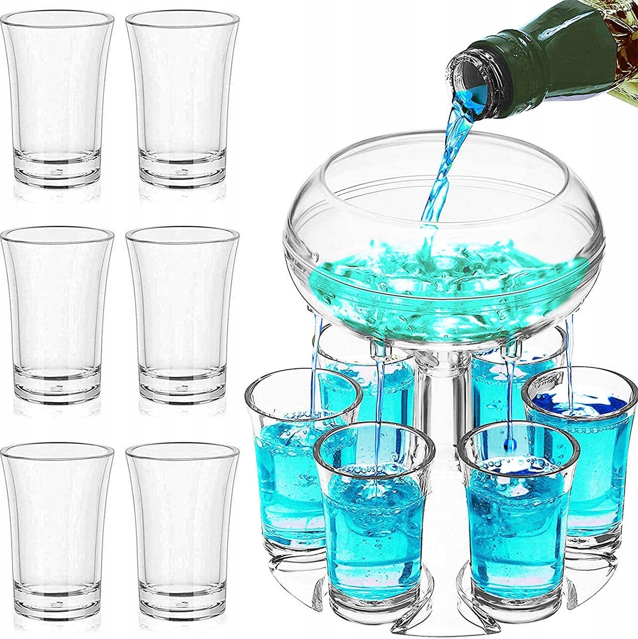 

Dozownik Do Alkoholu Nalewak 6 Kieliszków 45ML