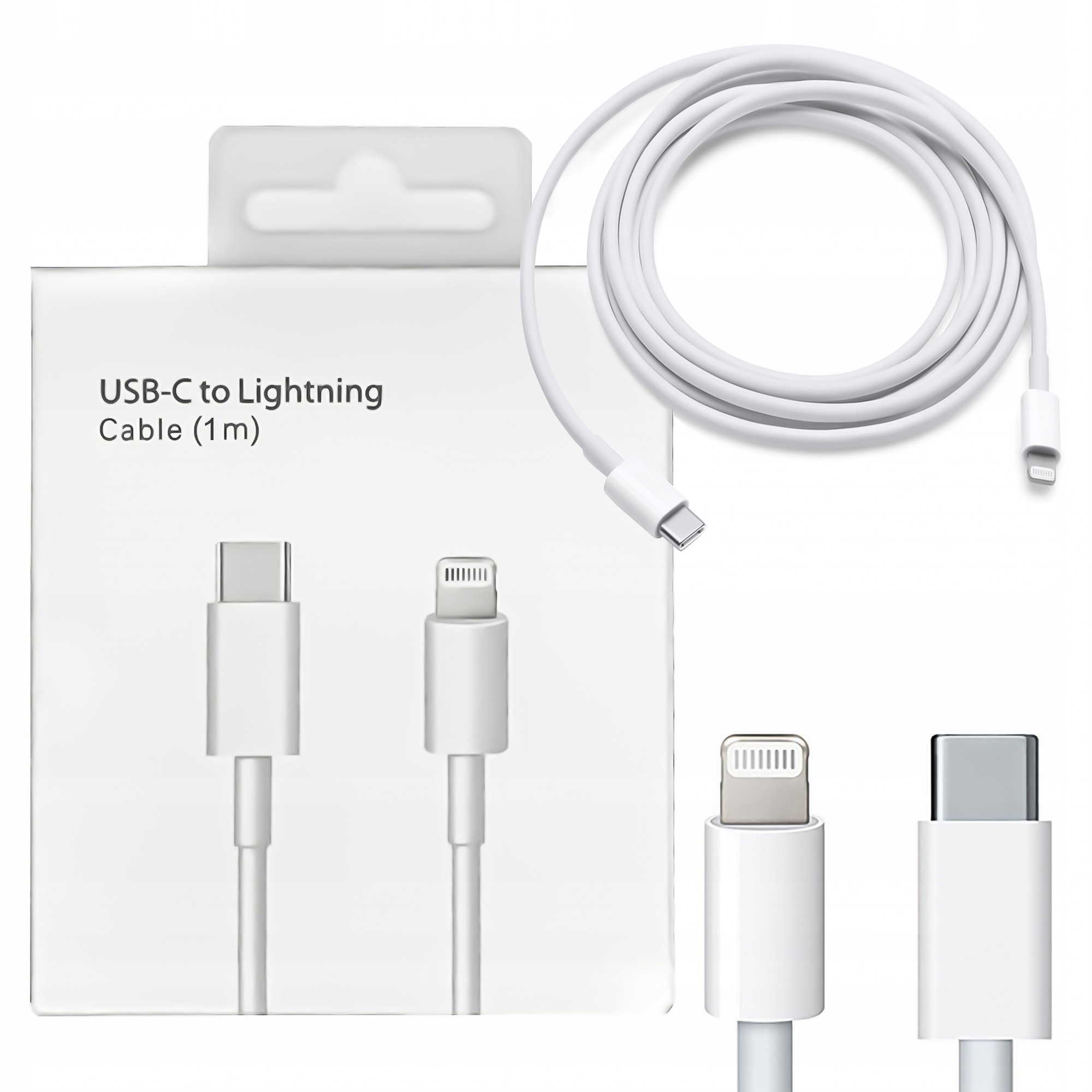 SZYBKA ŁADOWARKA 2X USB-C + 2X KABEL 1M DO IPHONE Kod producenta 548757