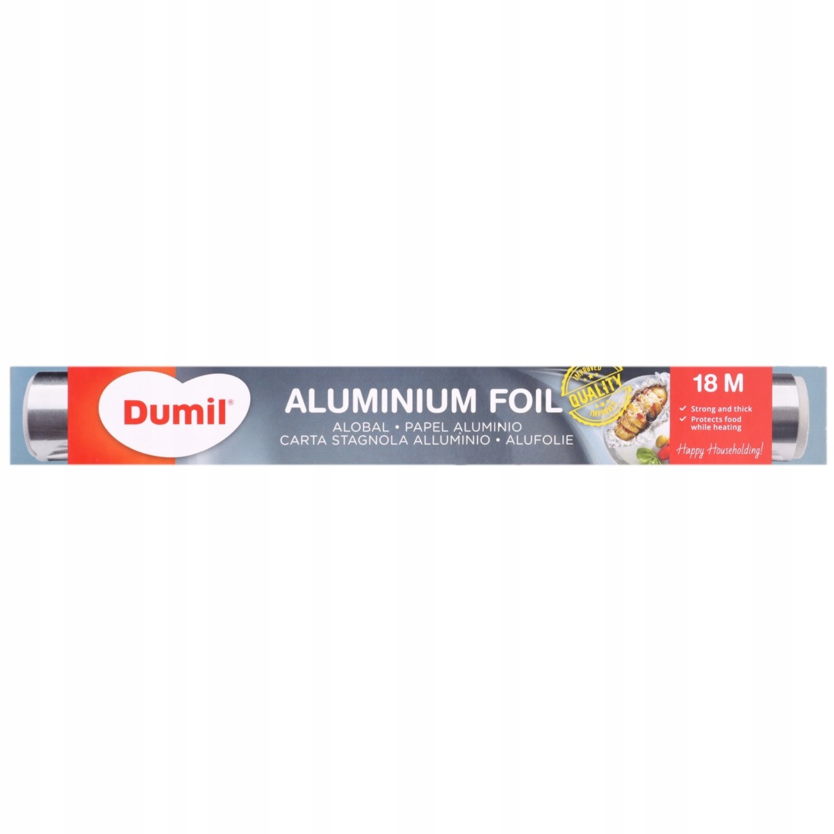 

Folia aluminiowa Dumil 18 m Niezbędna w Kuchni