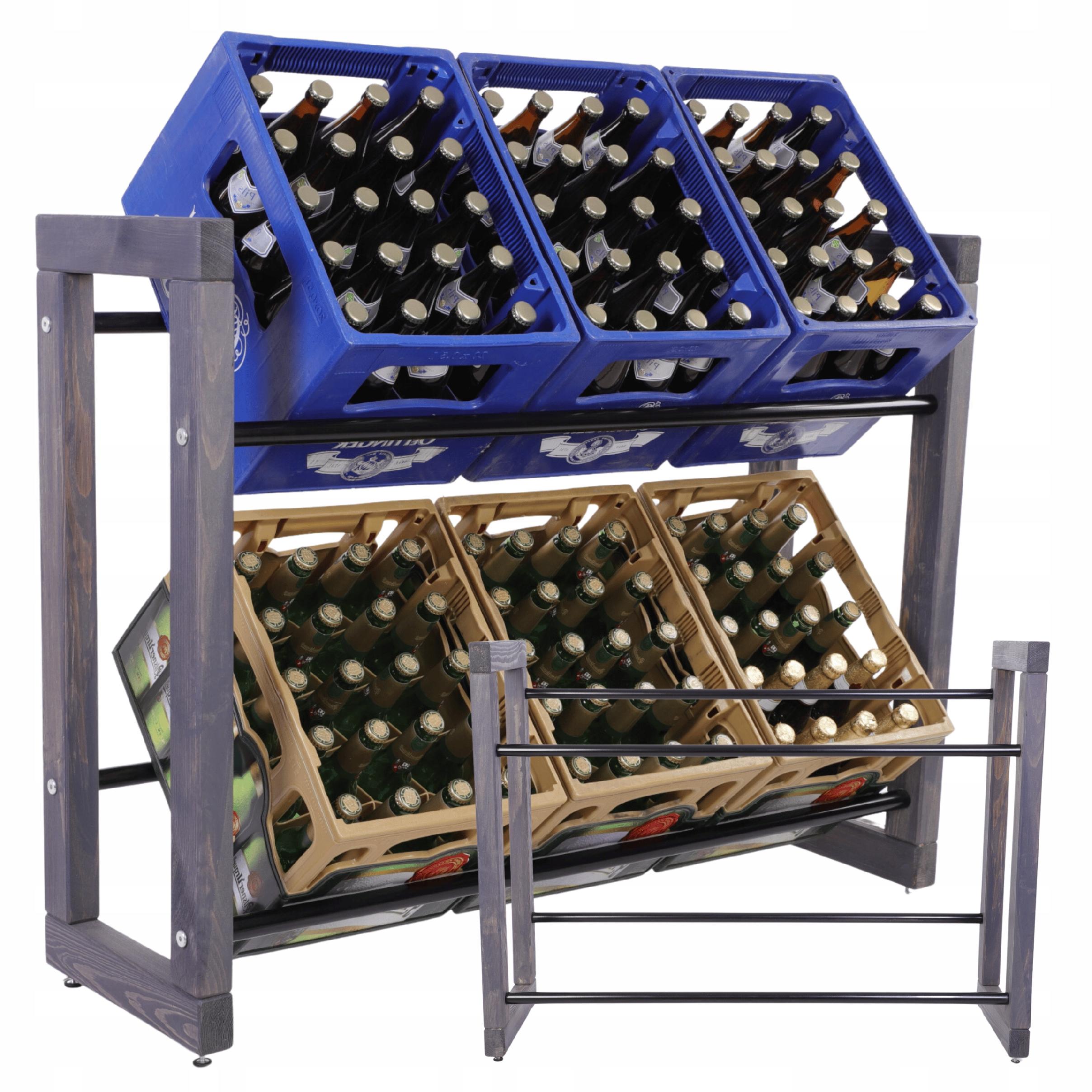 Skladový regál drevený Wamar-Sosenka 85 x 112 x 35 cm max 100 kg/OUTLET