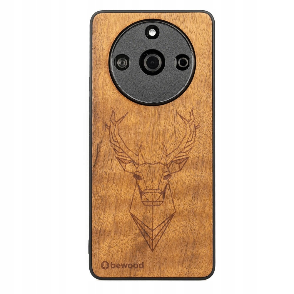 Dřevěné Pouzdro Bewood pro Realme 11 Pro 5G 11 Pro Plus 5G Jelen Imbuia