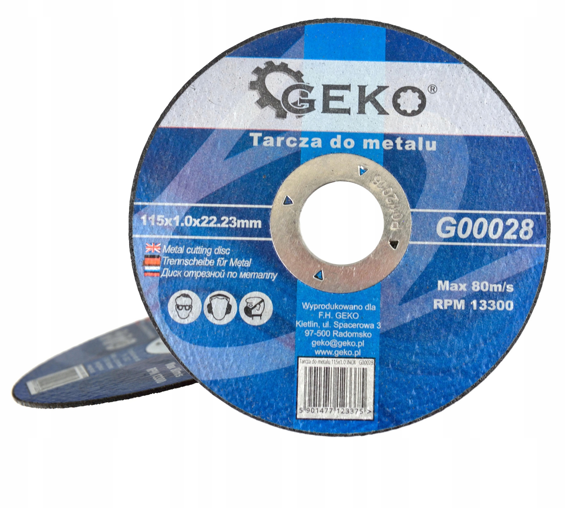 

Geko Tarcza Do Cięcia Metalu 115 X 1.0 X 22.23mm