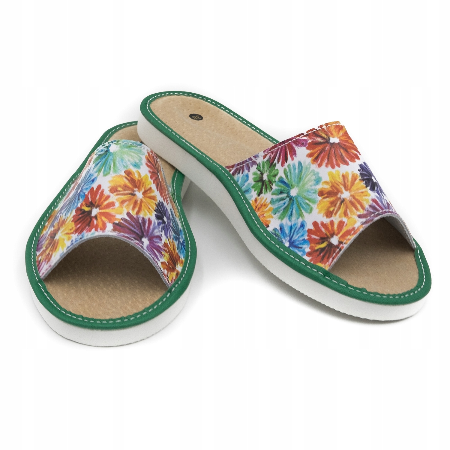 

Wygodne Skórzane Pantofle Kapcie Rozmiar 39 Eu