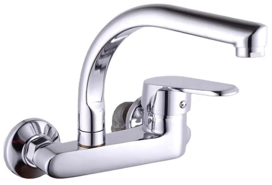 Bateria Kuchenna Umywalkowa Kran Ścienna Ruchoma Wylewka Kran Do Umywalki