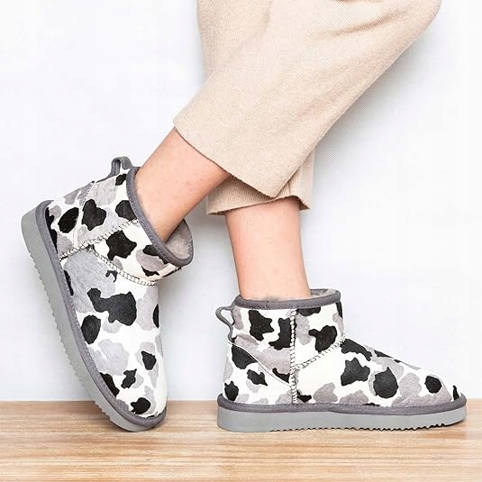 Pantofle z ovčí vlny, 100% vlna, teplé papuče, 37