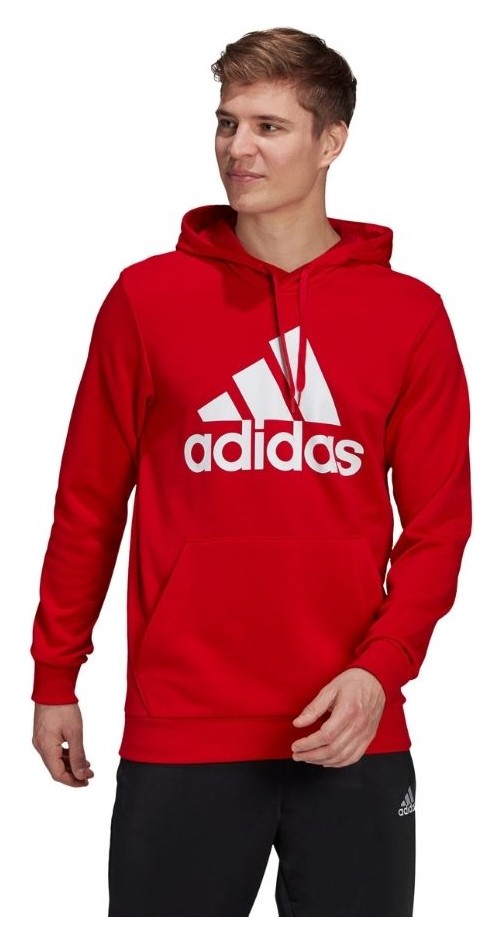 Mikina Adidas Essentials Big Logo červená GV0249 vel. S