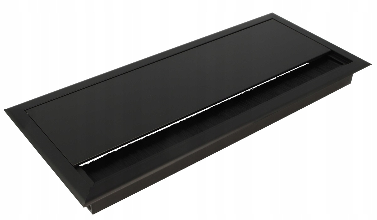 Stolní kabelová průchodka X Wing 130x300mm černá