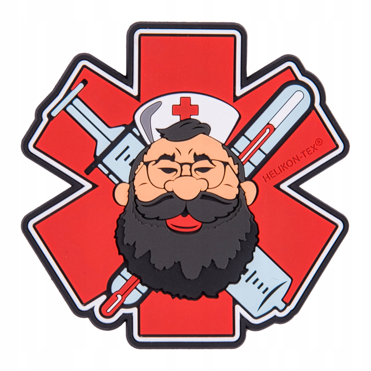 

Helikon Emblemat Beardman Medic Naszywka Rzep Pvc