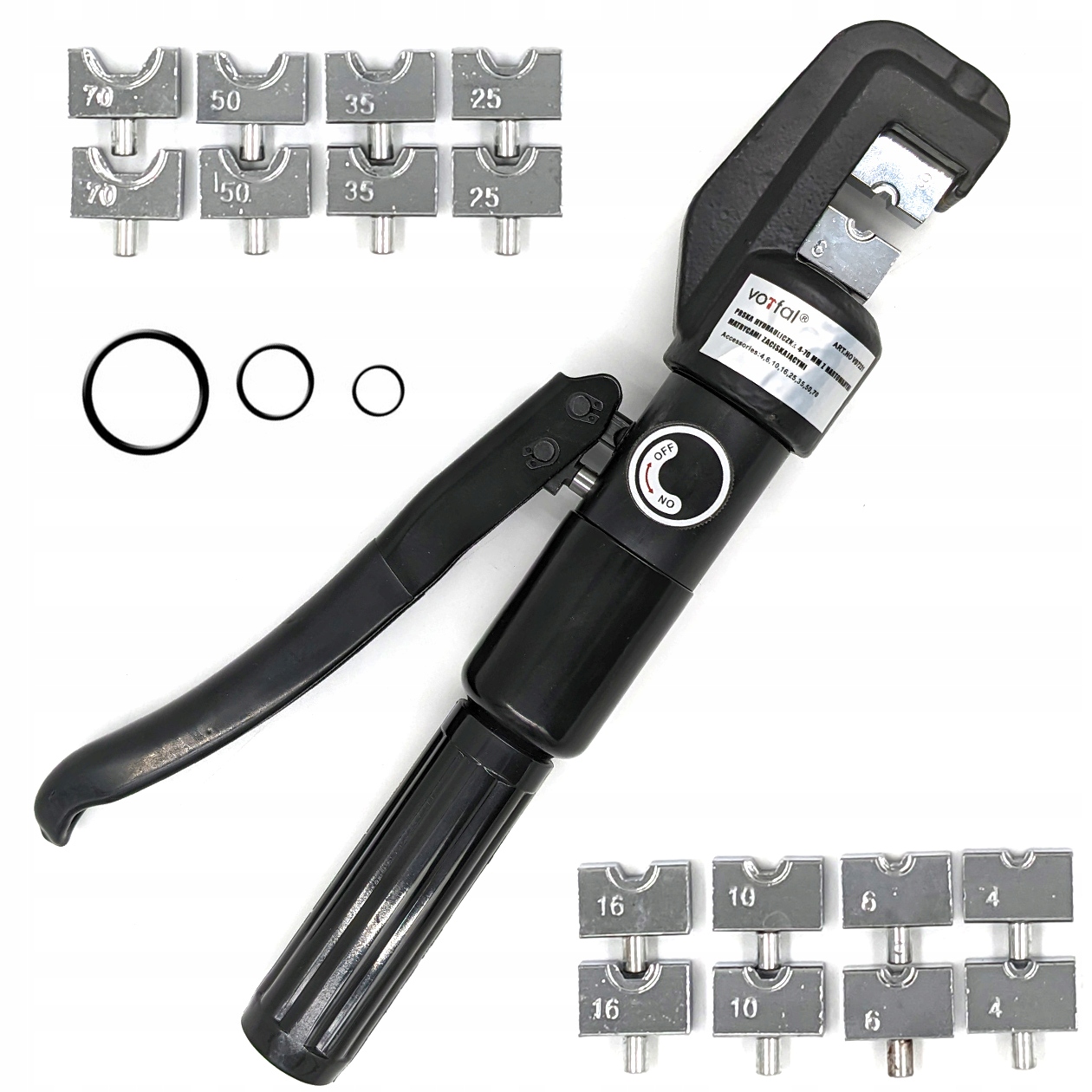 ГИДРАВЛИЧЕСКИЙ ОБЖИМНОЙ ИНСТРУМЕНТ ДЛЯ КАБЕЛЯ 4-70 ММ