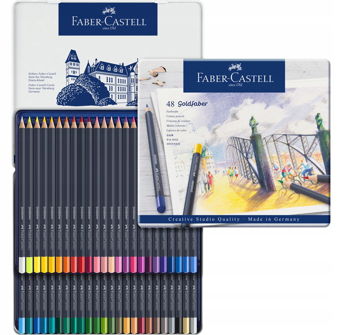 

Kredki Goldfaber 48 Kol. Metalowe Faber-castell