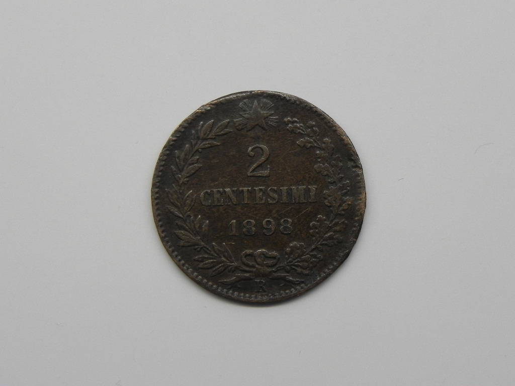4339/ 2 CENTESIMI 1898 WŁOCHY