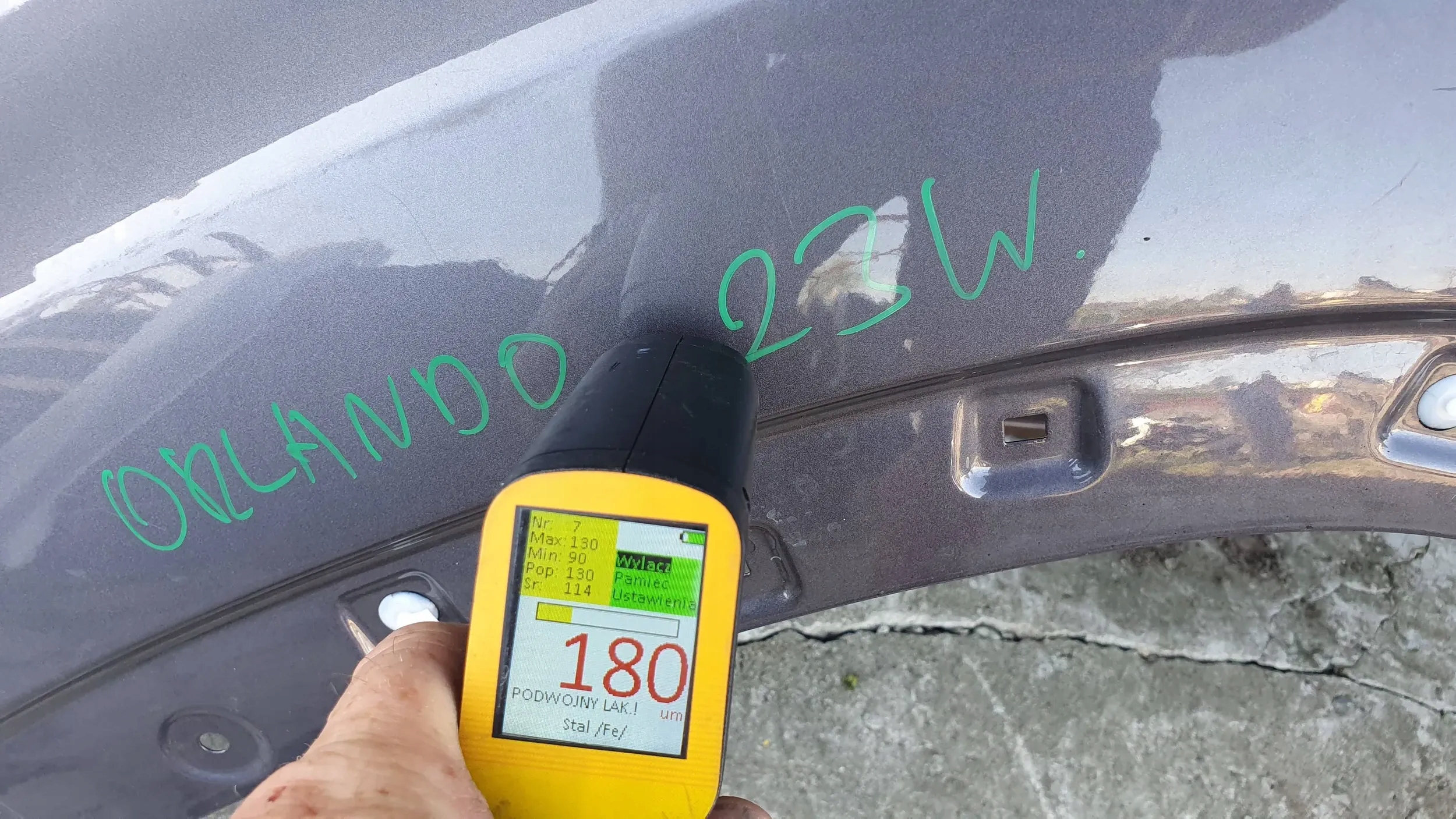 Chevrolet Orlando left fender front front $
