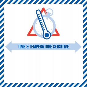 Naklejka temperaturowa TIME TEMP SENSITIVE 10cm