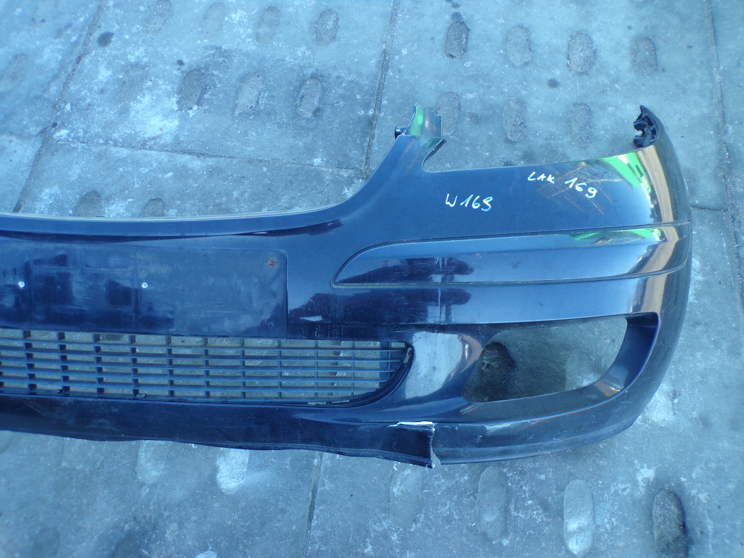 front bumper front MERCEDES A KLASA W169 before LIFT colour 191 OPIS